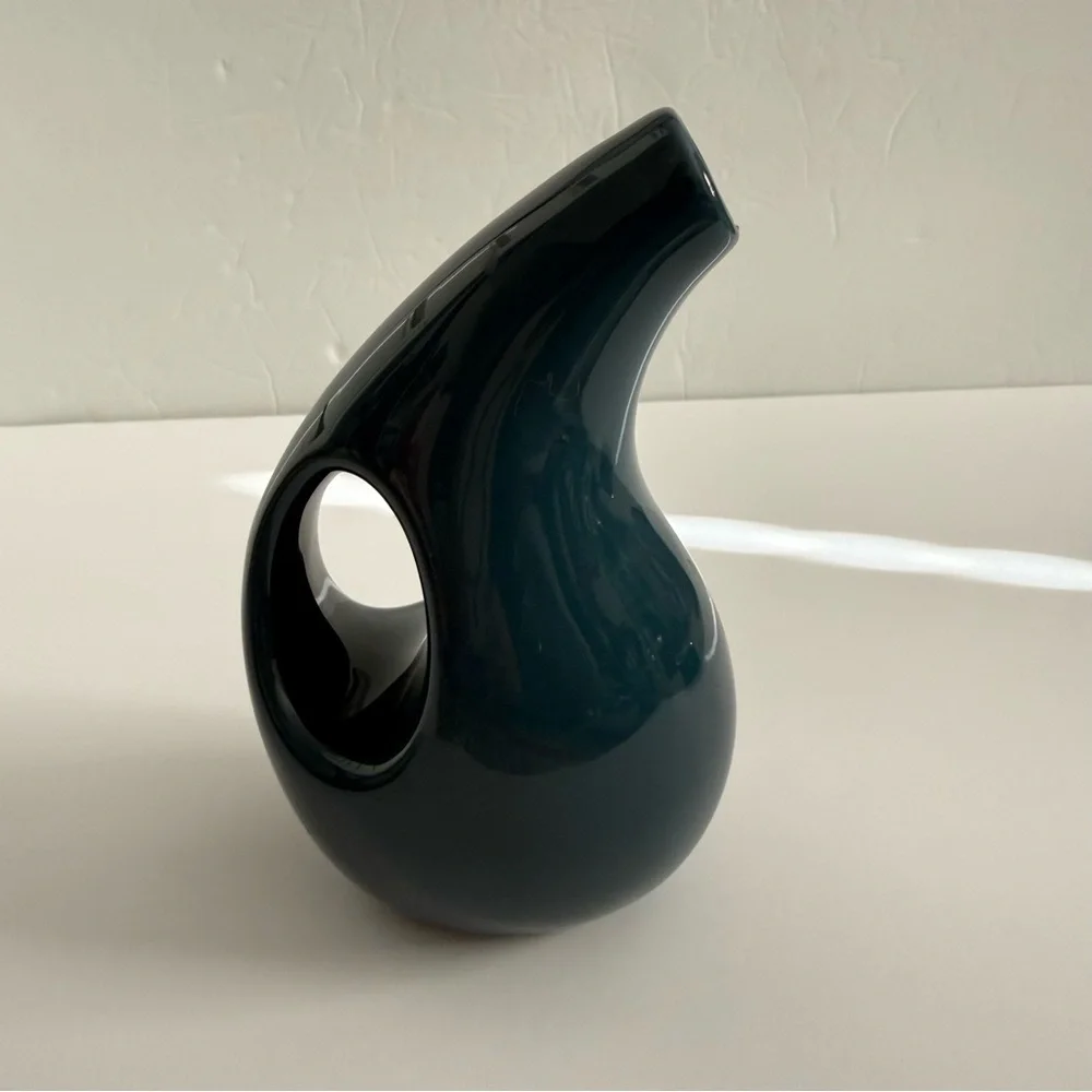 Rachael Ray Serverware Oil and Vinegar Dispensing Bottle or Flower Vase Teal